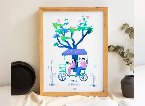 Nancy - Pépinère - Carte A5