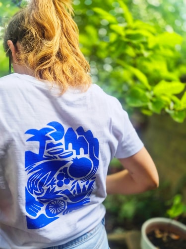 T-shirt femme "Oiseau des îles"