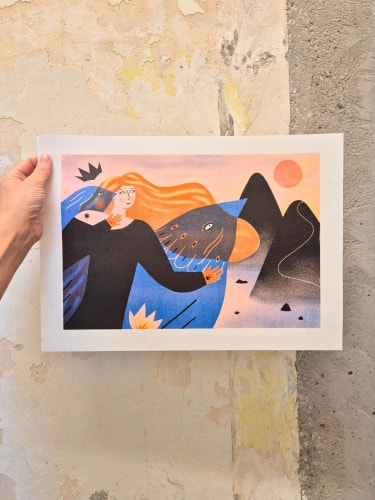 Affiche "Oiseau sauvage" - A3