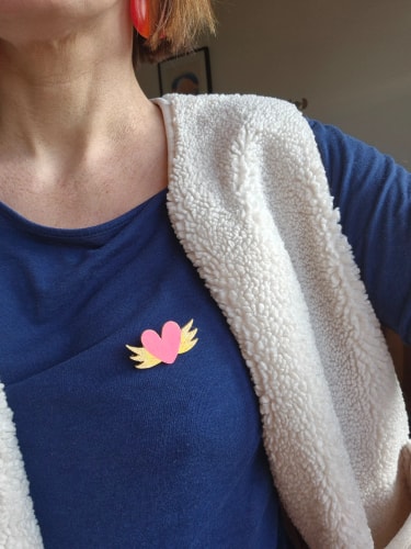 Broche "Petit coeur"