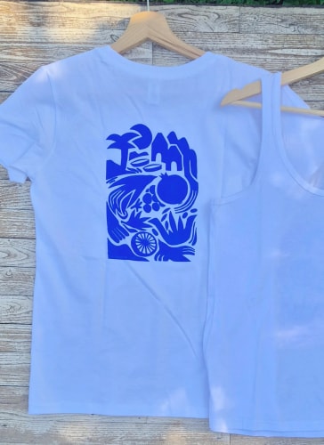 T-shirt femme "Oiseau des îles"