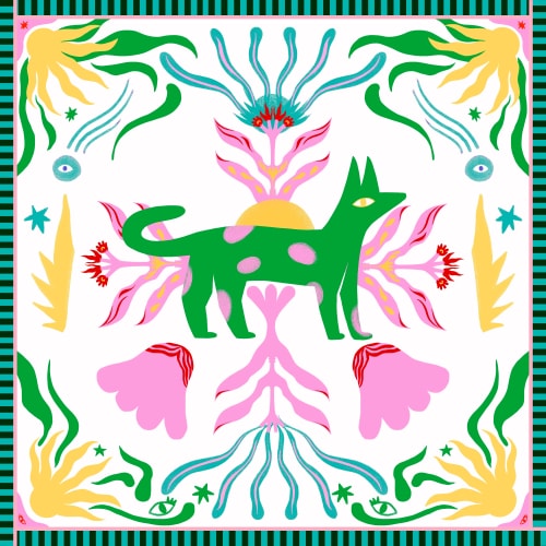 Le printemps - 20x20cm