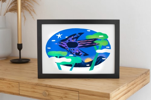 Affiche "Oiseau sauvage" - A3