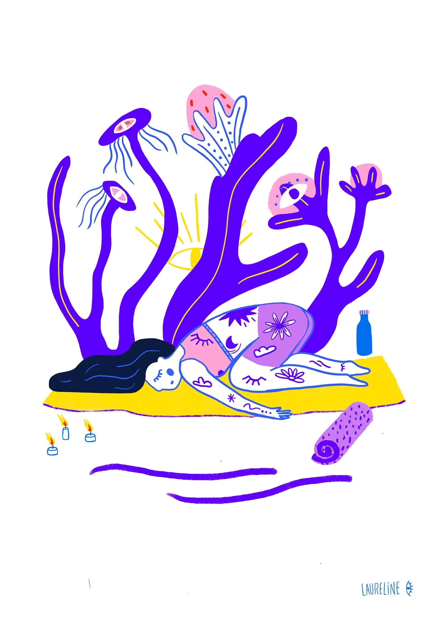 Yoga - Carte 13x18cm