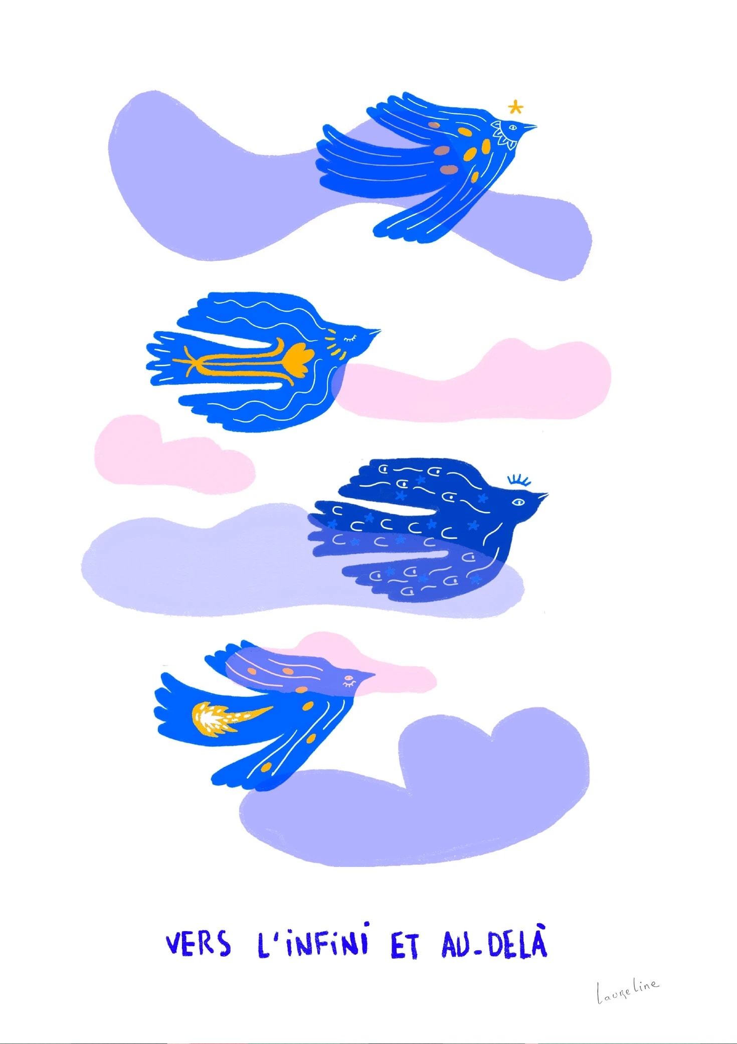 Affiche "Vers l'infini et au delà" - A4