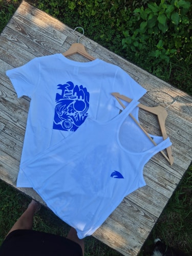 T-shirt femme "Oiseau des îles"