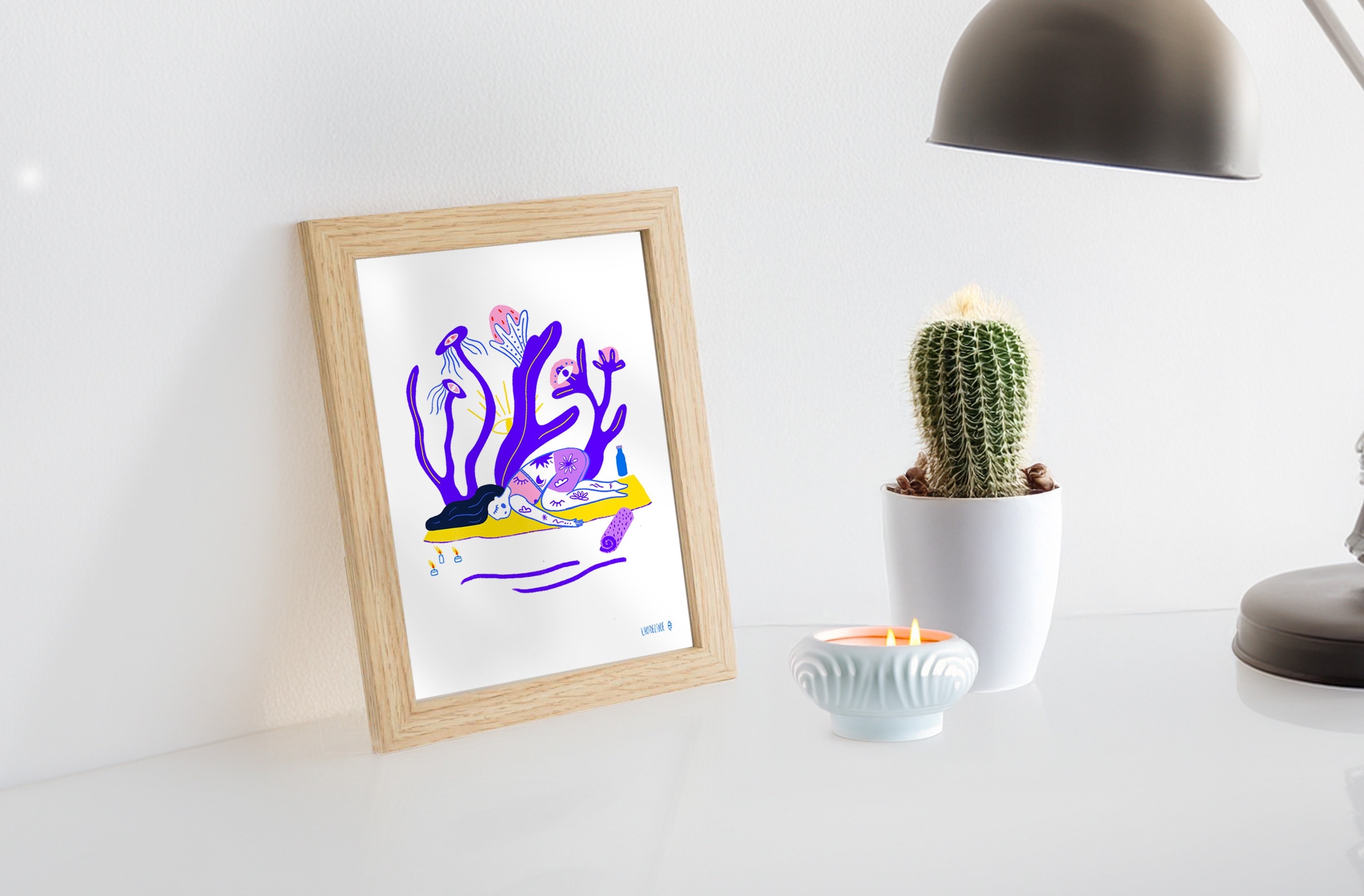 Yoga - Carte 13x18cm