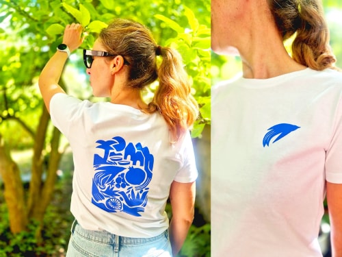T-shirt femme "Oiseau des îles"