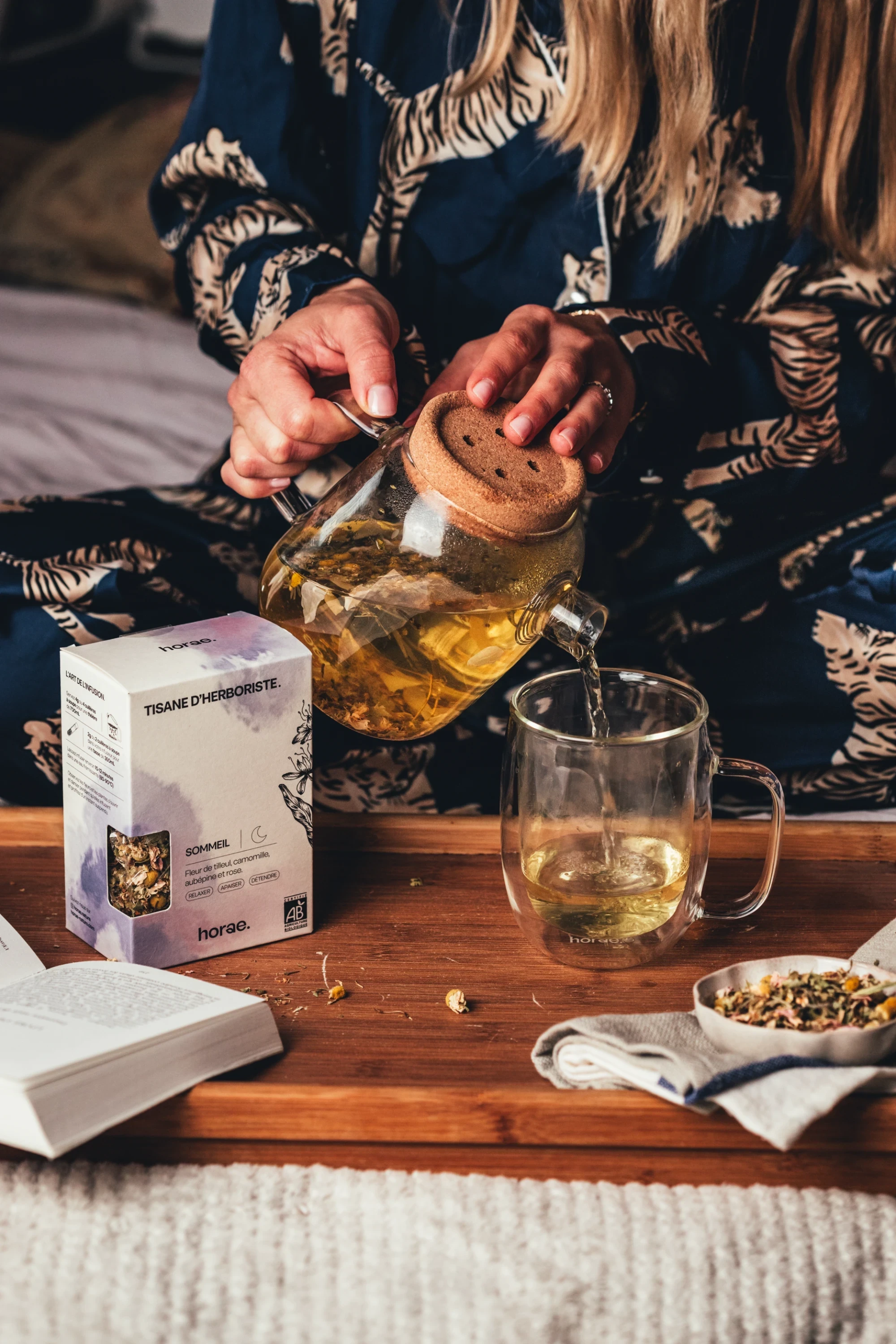 Théière transparente