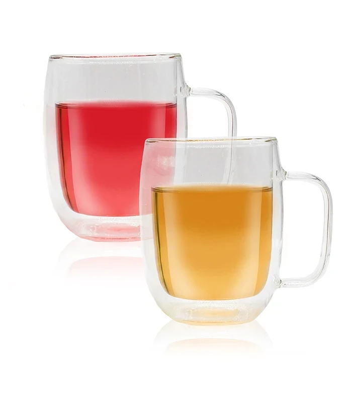 Duo tasses transparentes