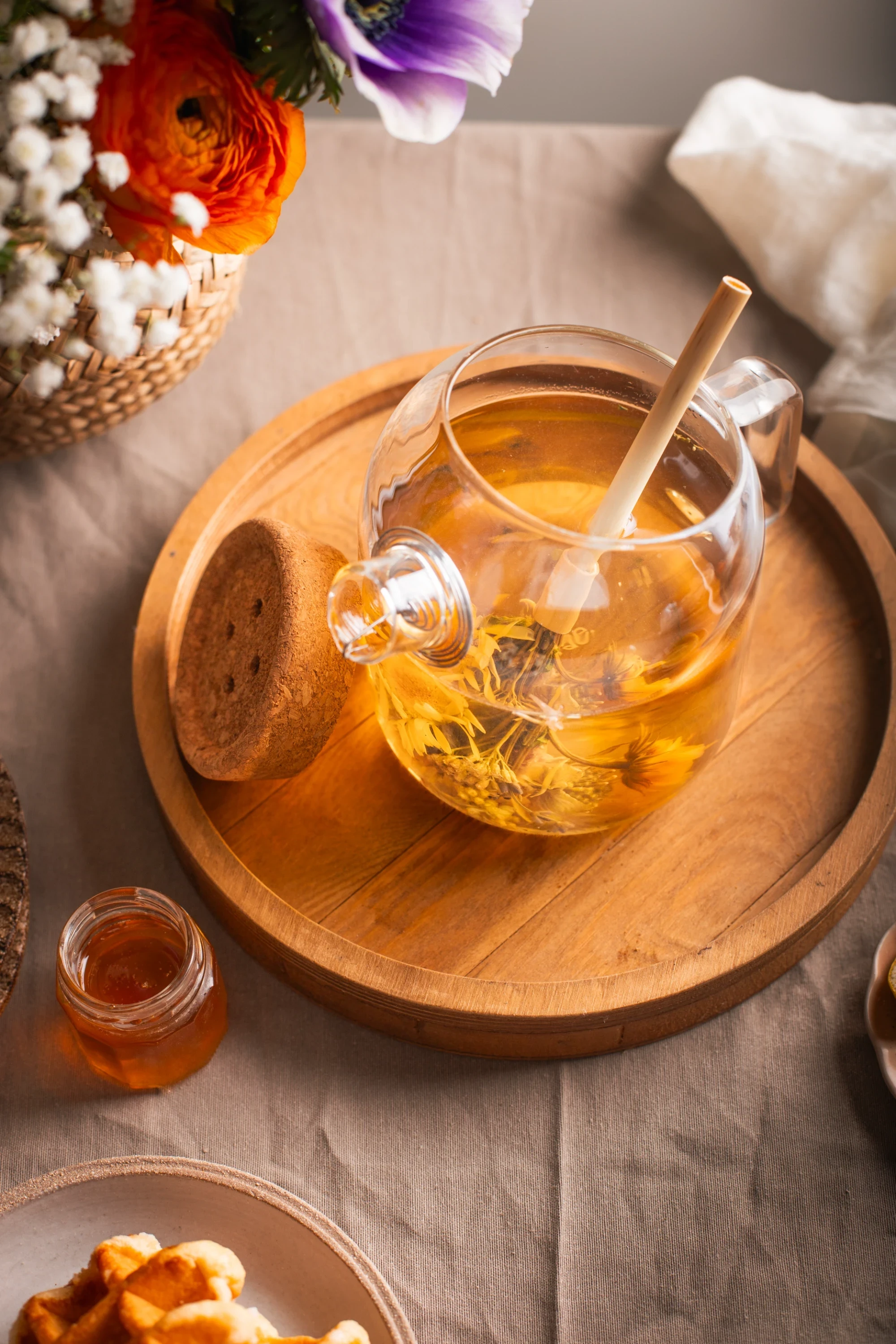 Théière transparente