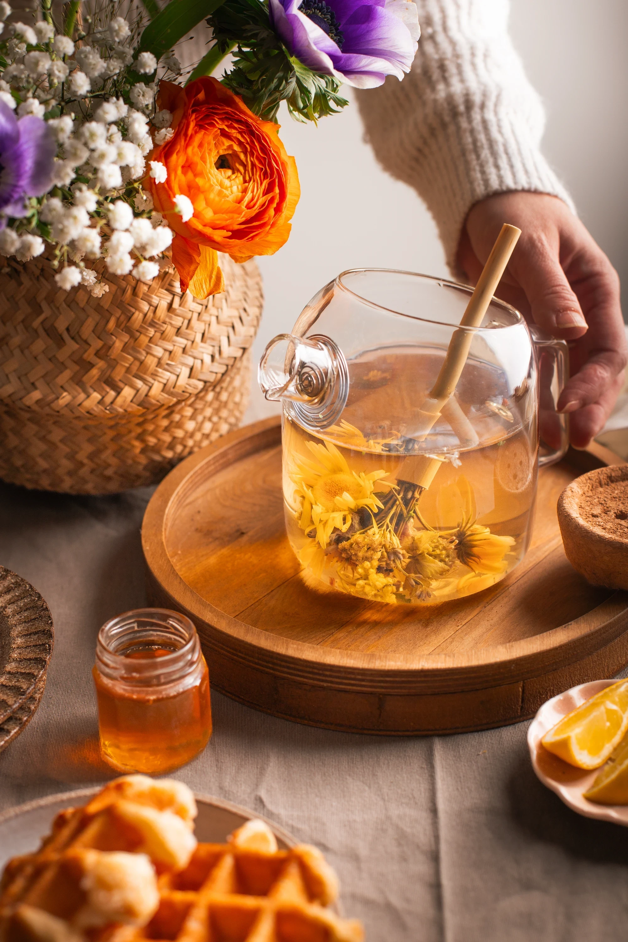 Théière transparente