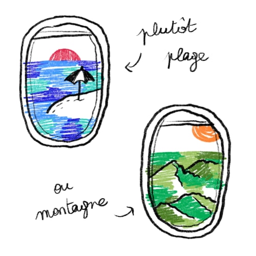 Plutôt plage ou montagne