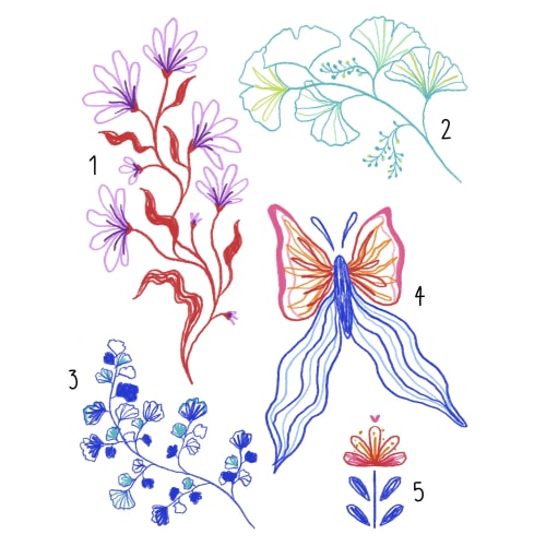 Végétaux & papillon