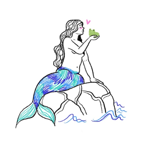 La sirène & la grenouille