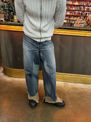 Jean Baggy Double Pocket Customisation