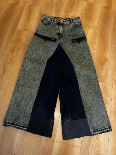 Jean Baggy Belt Customisation