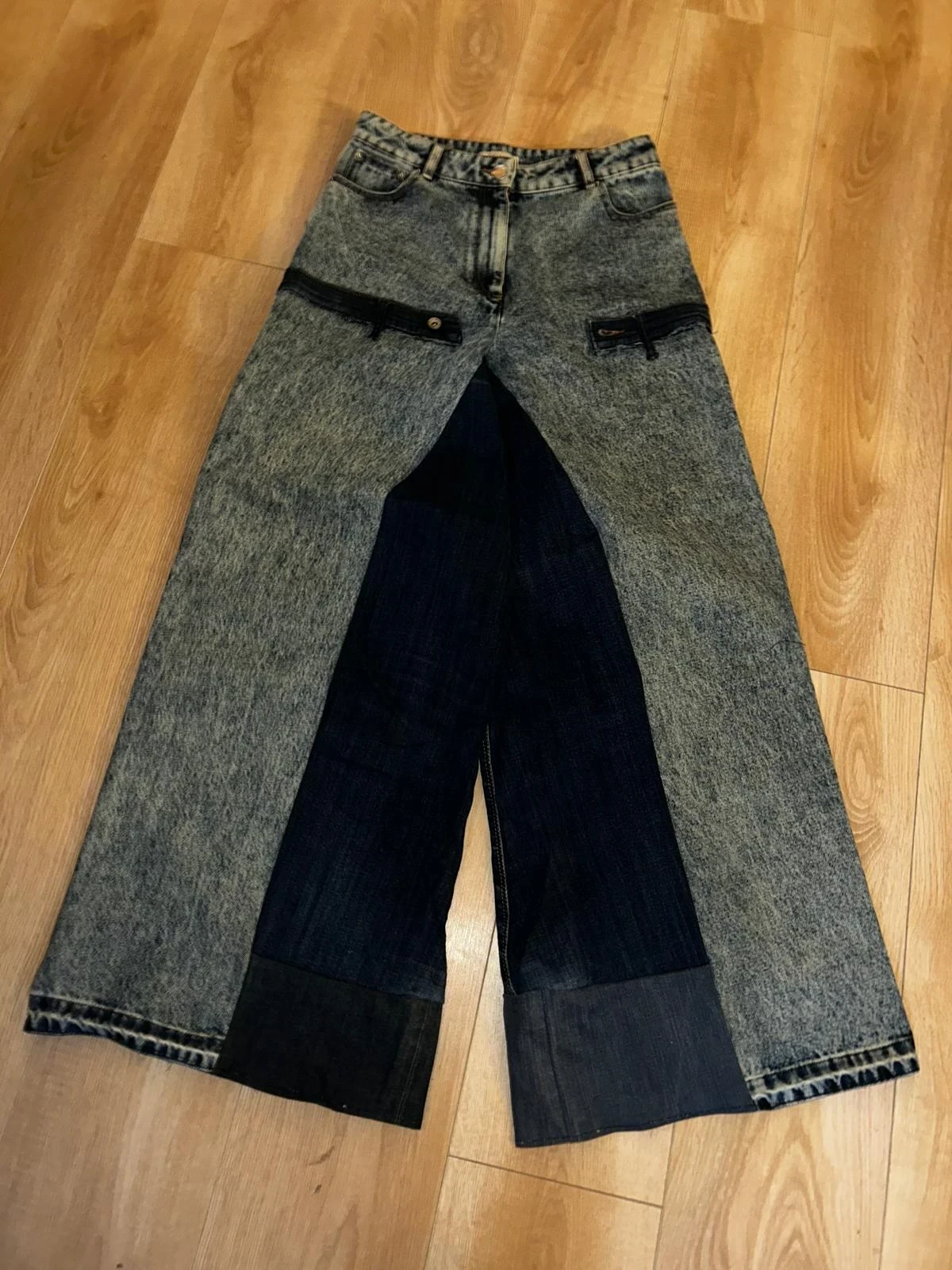 Jean Baggy Belt Customisation