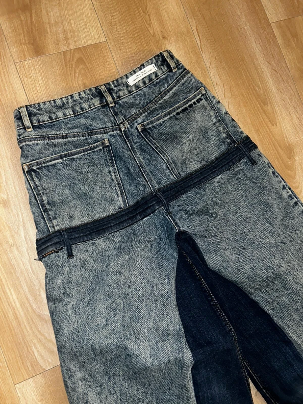 Jean Baggy Belt Customisation