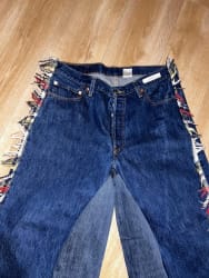 Jean Baggy Frange Customisation