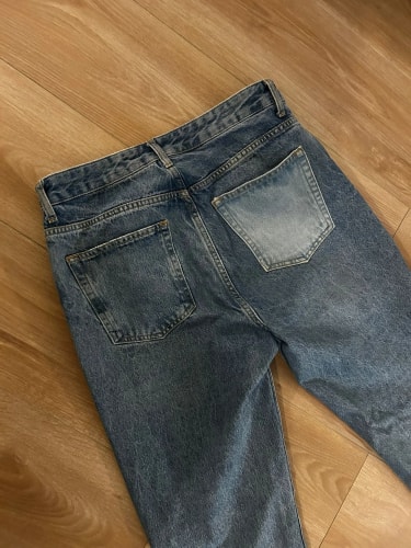 Jean Baggy Patchwork Customisation