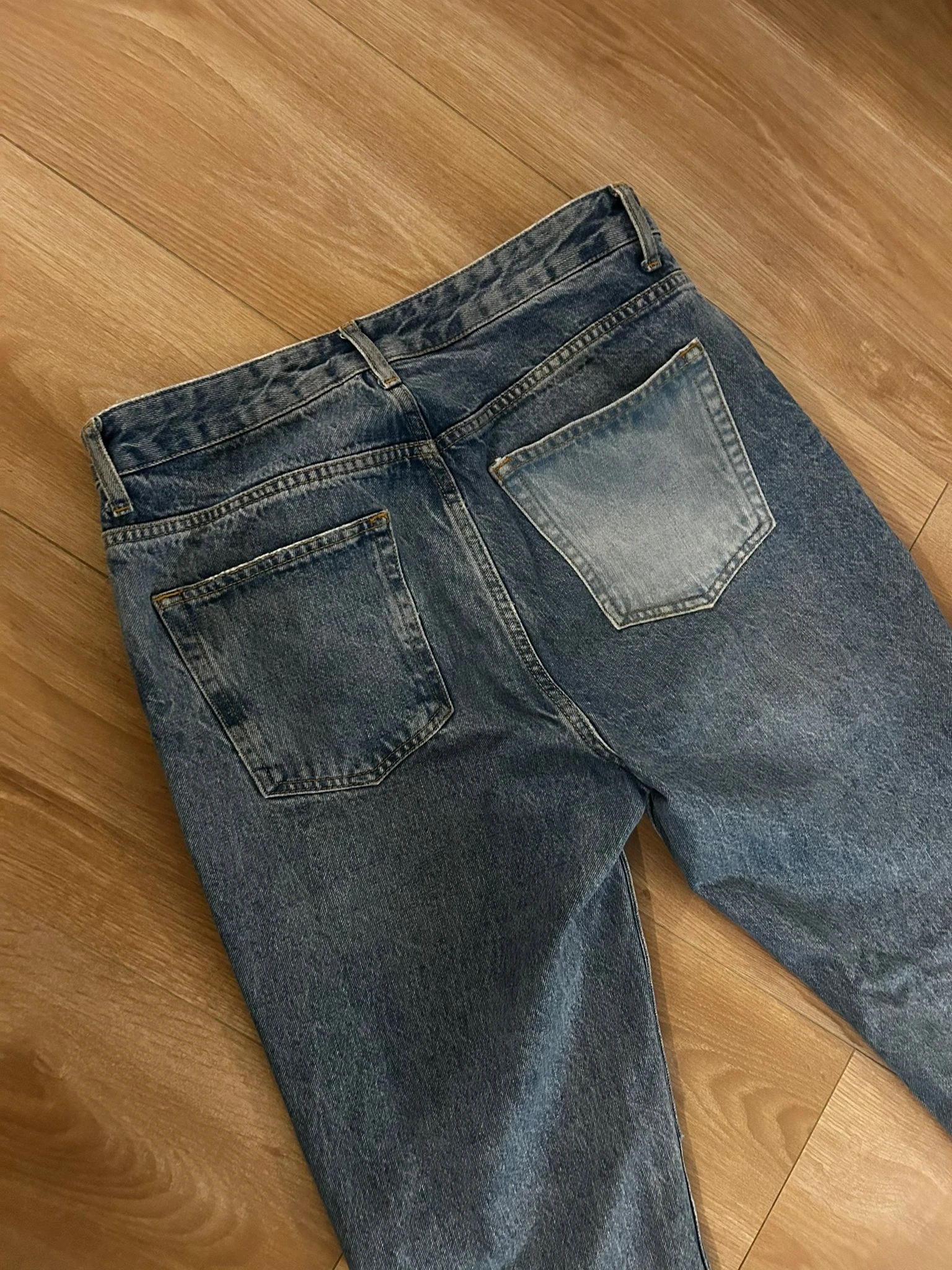 Jean Baggy Patchwork Customisation