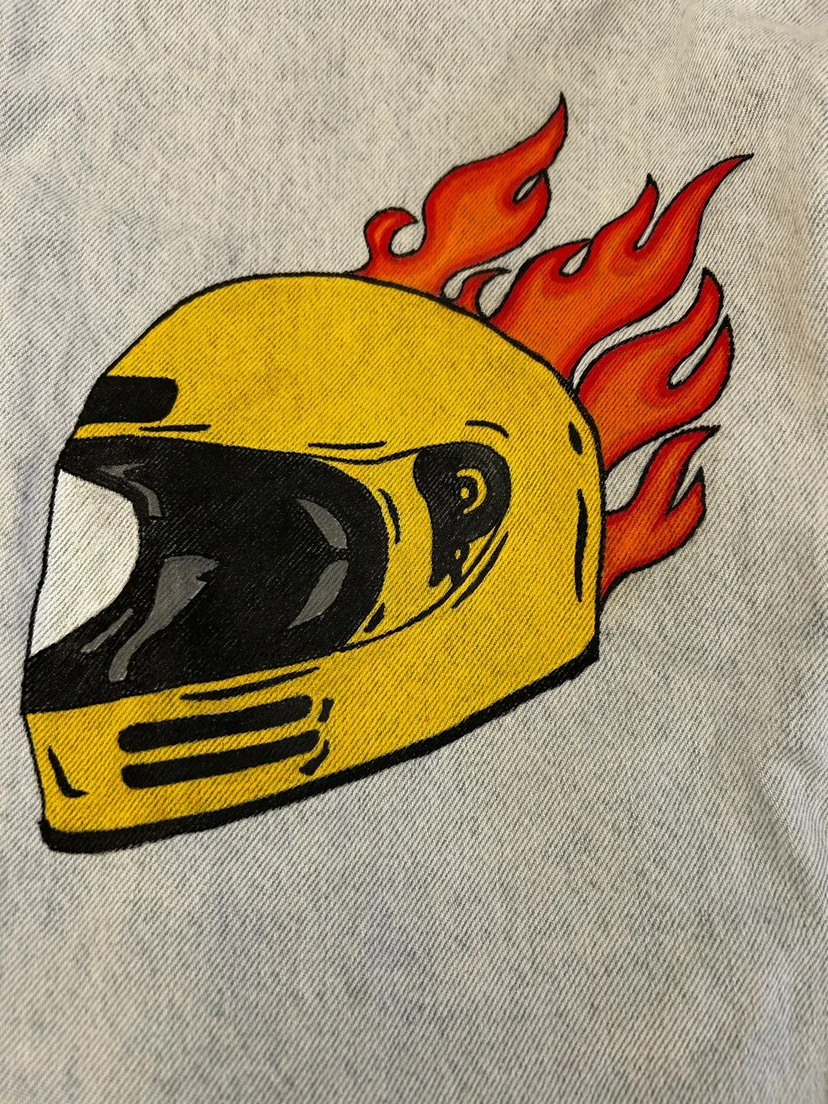 Jean Baggy with Drawings  