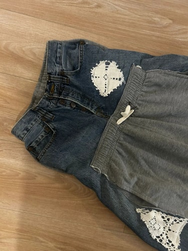 Jean sur Jogging Customisation