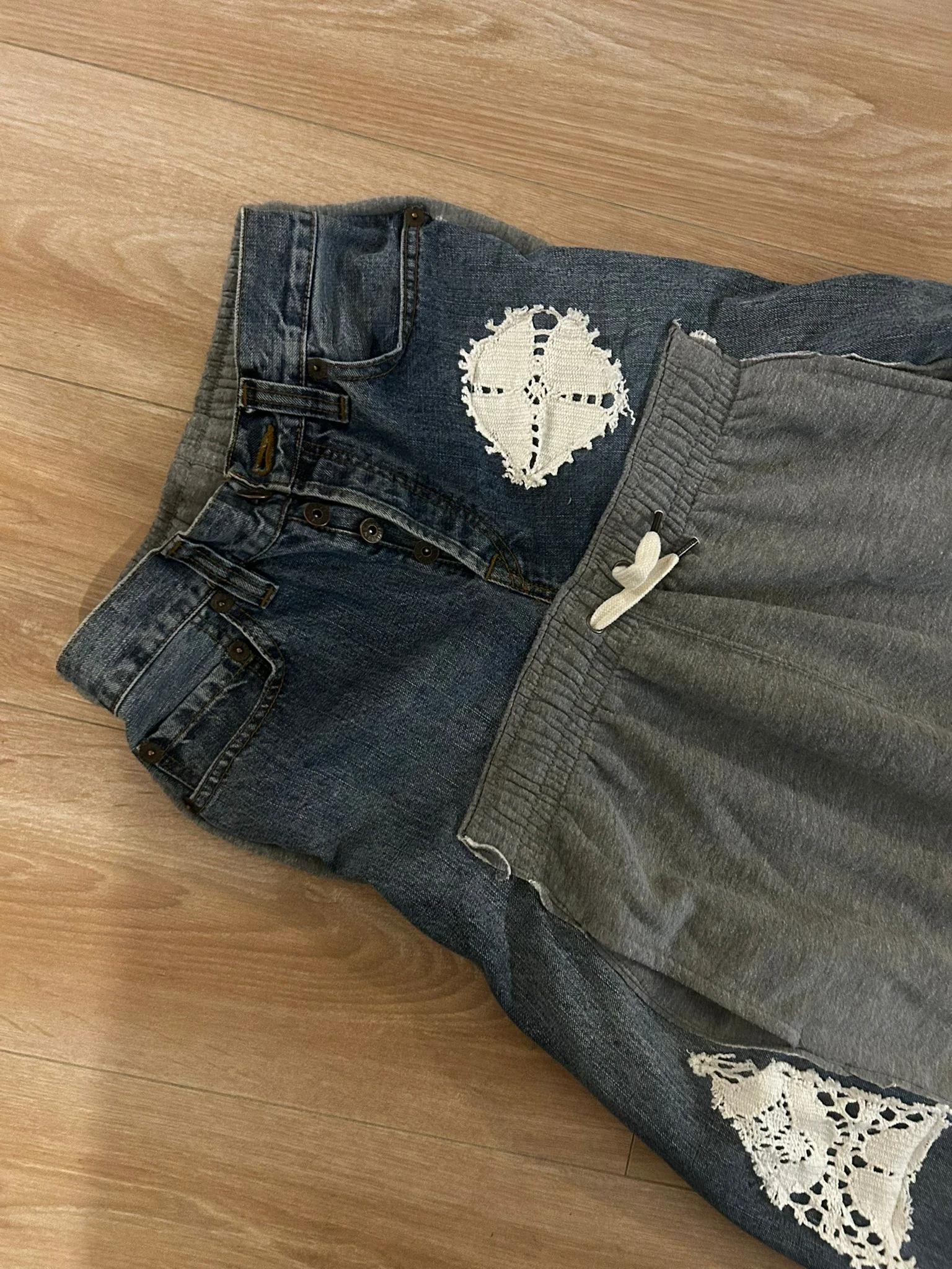 Jogging sur Jean Customisation 