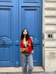 MONICA SCARF TOP