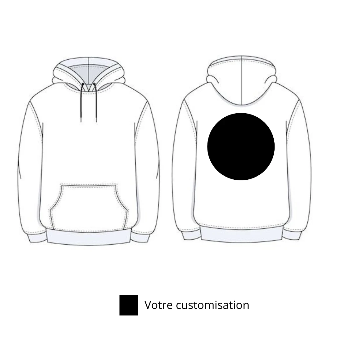 Hoodie  Circle Customisation 