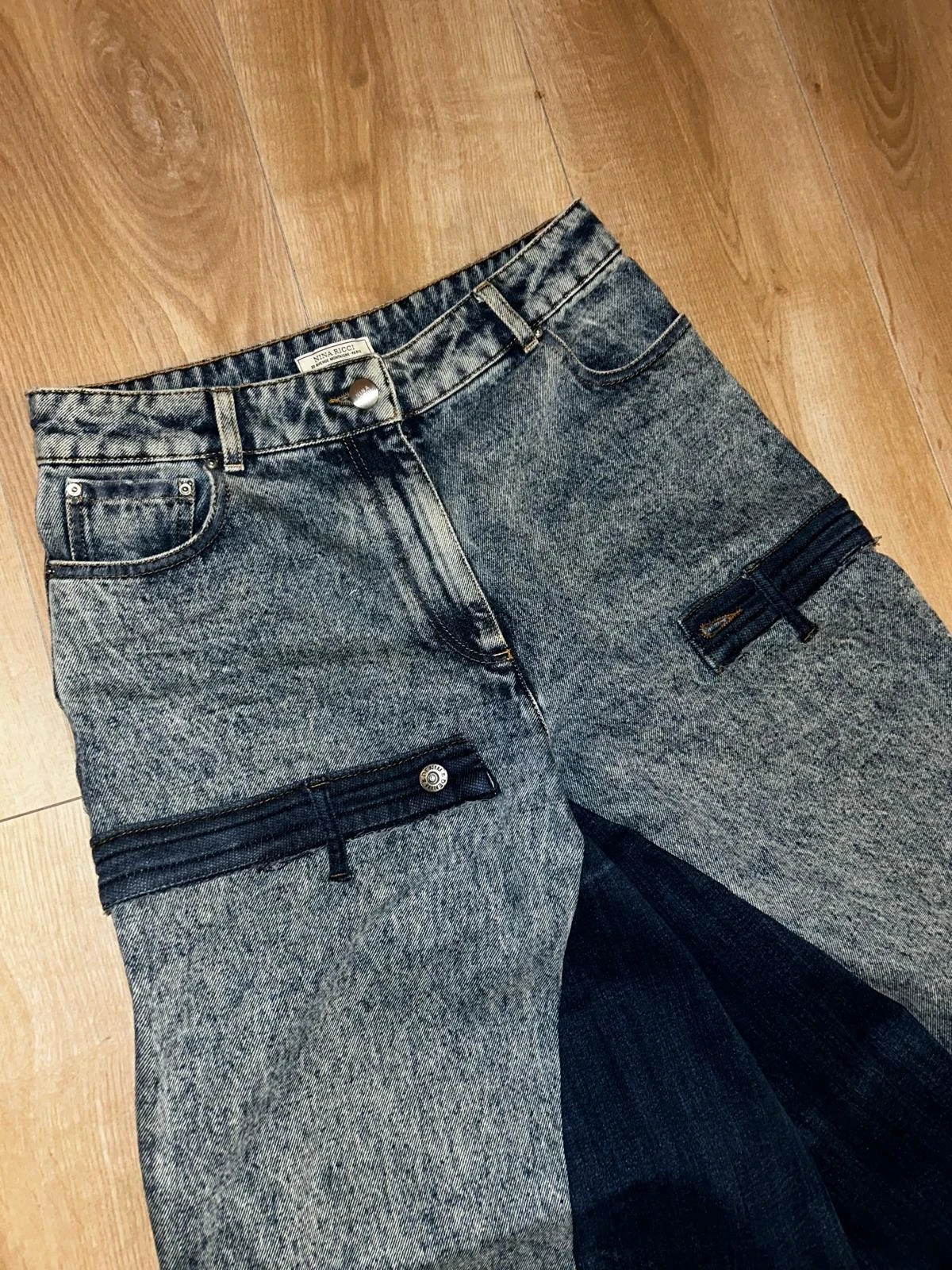 Jean Baggy Belt Customisation