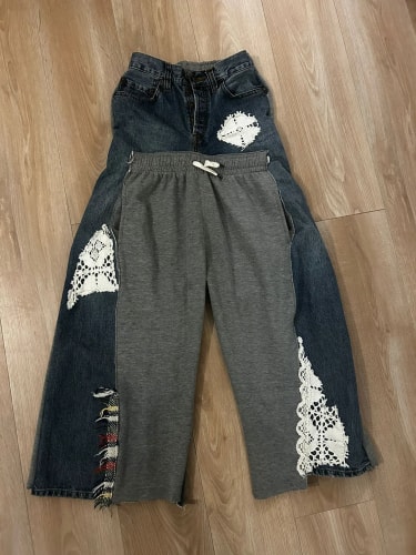 Jean sur Jogging Customisation