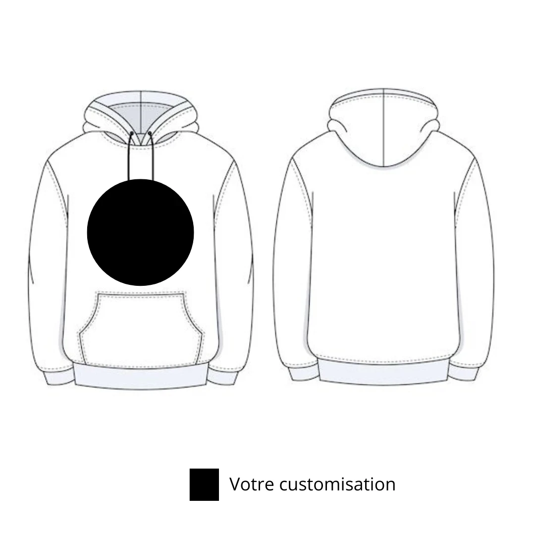 Hoodie  Circle Customisation 