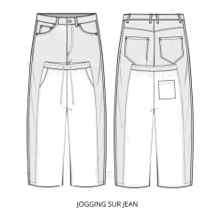 Jogging sur Jean Customisation