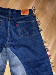 Jean Baggy Frange Customisation