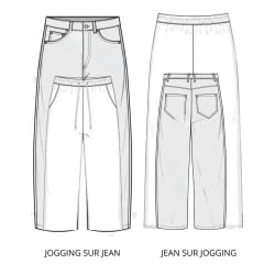 Jean sur Jogging Customisation