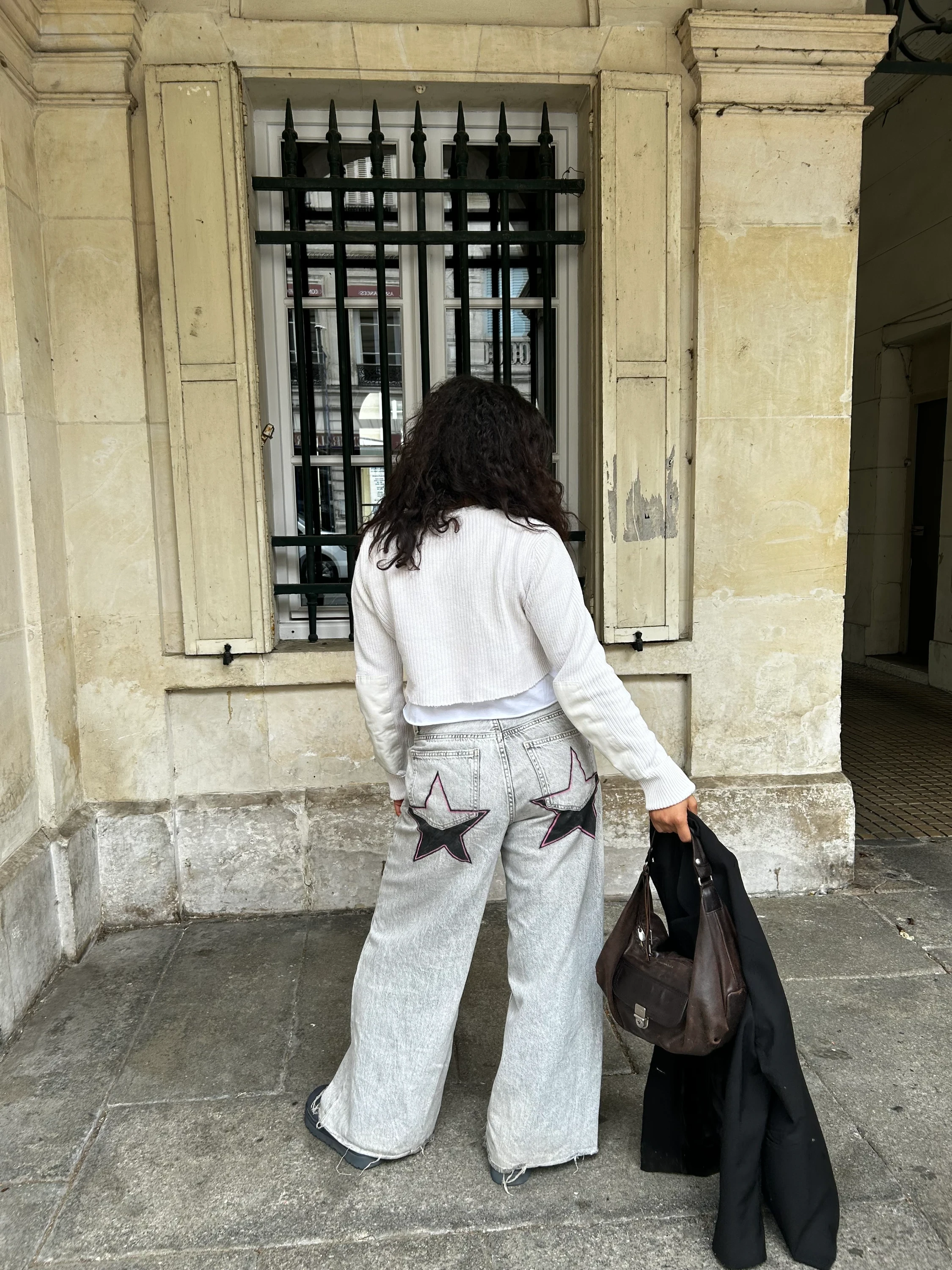 Jean Baggy Etoile Customisation 