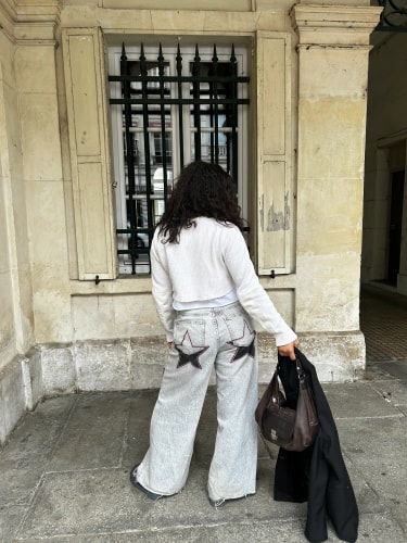 Jean Baggy Etoile Customisation