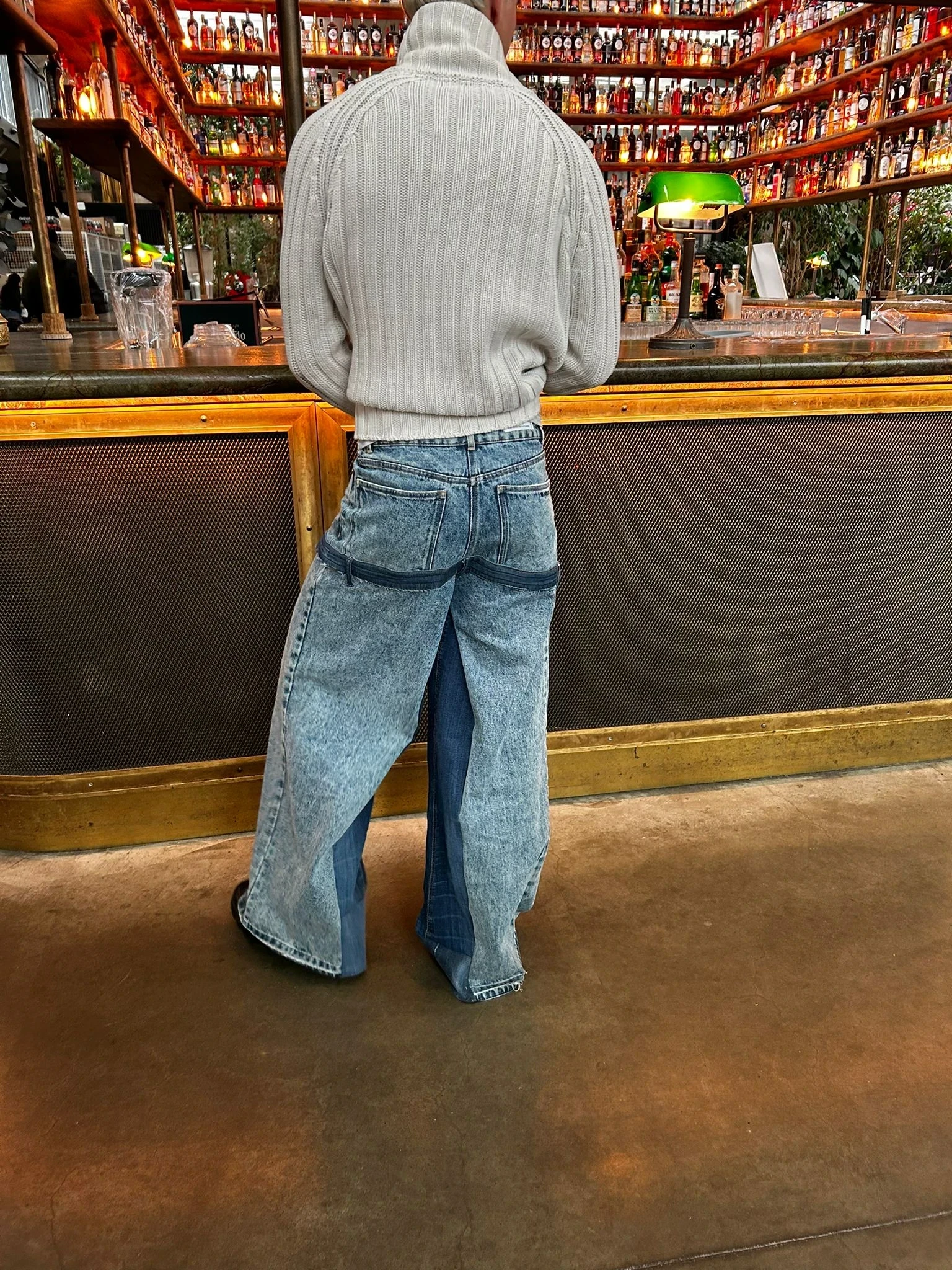 Jean Baggy Belt Customisation