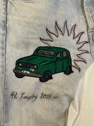 Jean Baggy with Drawings