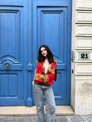 MONICA SCARF TOP