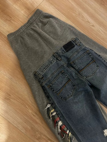 Jean sur Jogging Customisation