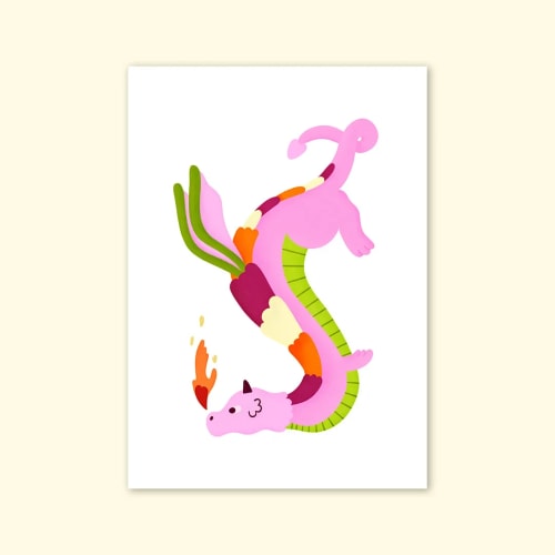 CARTE POSTALE - LE DRAGON