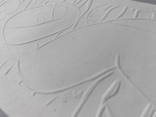 Marque Page Gaufrage