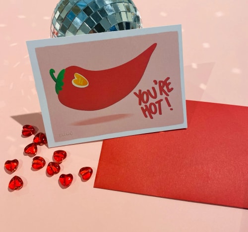 Carte Saint-Valentin - you're hot