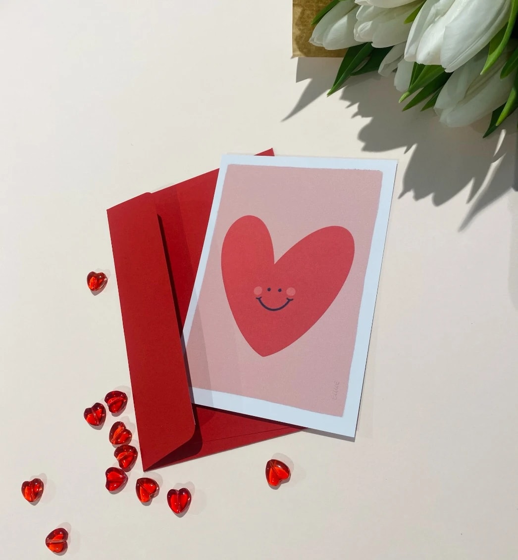 Carte Saint-Valentin - coeur