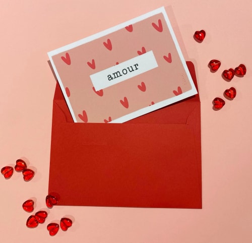 Carte Saint-Valentin - amour
