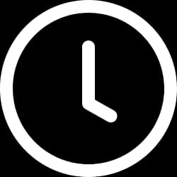 Icône d'une horloge symbolisant le temps.
