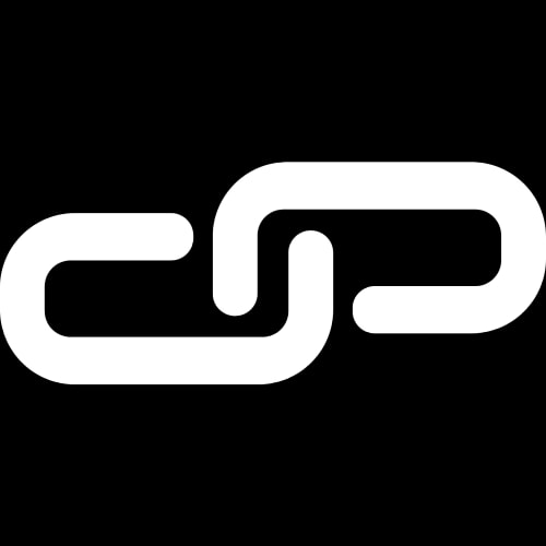 Icône de lien en blanc